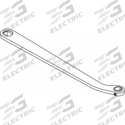 LCN Door Closer Arm: Aluminum (MPN 2030-3077T RH AL) - Replacement Arms