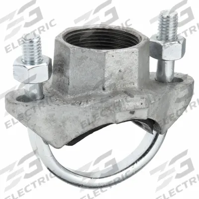 GRUVLOK Clamp Coupling: Clamp Tee, 2 1/2 in x 1 1/2 in x 1 1/2 in, EPDM Seal - Threaded Outlet Pipe Clamps