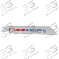 LENOX Reciprocating Saw Blade: 10 Teeth per Inch, 152 mm Blade Lg, 0.04 in Blade Thick, 5 PK (MPN 20562610R). Key specifications — attr1109198: 10; attr1109200: Rigid for Straight Cuts; attr1109201: Tapered; attr1109209: LENOX.