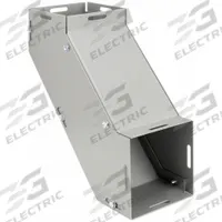WIEGMANN Wireway 90 Degree Sweep Elbow: 4 in Wd, 4 in Ht, 16 ga Gauge, 1, Screw-On Cover, Steel (MPN SL040490). Key specifications — Brand: WIEGMANN; Cover Location: Top or Bottom; Finish: Powder Coated; Overall Length: 9.41 in; Cover Locking Style: Screw Clamps; Cover Type: Screw-On; With/Without Knockouts - Broad: No; Cover Type - Broad: Screw-On Cover.