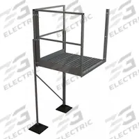 TRI-ARC Turn Platform: 8.5 ft Overall Ht, 500 lb Load Capacity, Aluminum (MPN URTTP60). Key specifications — Brand: TRI-ARC; Color: Silver; Material: Aluminum.