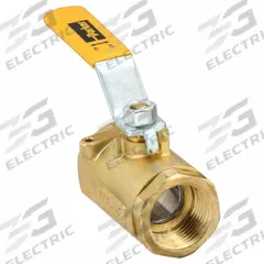APPROVED VENDOR Manual Two-Way Ball Valve: 1 in, Brass, Straight, FNPT x FNPT, Std Port Ball Port (MPN XV502P-16). Key specifications — Brand: APPROVED VENDOR; Handle: Lever.