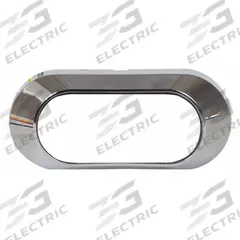 MAXXIMA Bezel: Bezel, Silver, Plastic, 3 1/2 in Lg, 1 3/4 in Ht, 3/4 in Wd, M20383 (MPN M50137). Key specifications — Color: Silver; Brand: MAXXIMA; Compatible with Manufacturer Model Number: M20383; Material: Plastic; Product Type: Bezel.