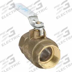 APOLLO Manual Two-Way Ball Valve: 1 1/4 in, Brass, Straight, FNPT x FNPT, Full Port Ball Port (MPN 77FLF10601). Key specifications — Brand: APOLLO; Handle: Lever.