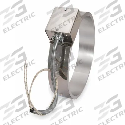 TEMPCO Band Heater: 277VAC, 9 in Inside Dia., 1 1/2 in Wd, 1,675 W Watts - Band Heaters for Round Equipment