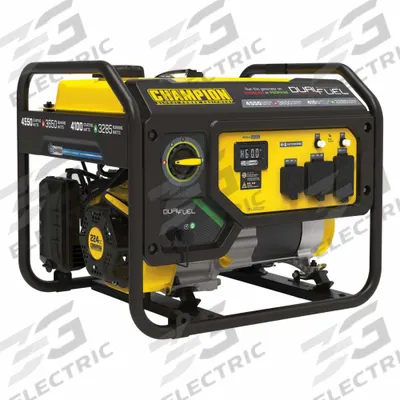 CHAMPION POWER EQUIPMENT Portable Generator: Conventional, Gasoline/Propane, 3,650 W Running - Inverter Generators
