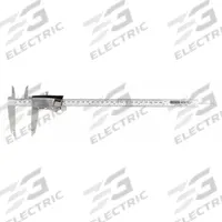 GENERAL Fractional-Display Digital Caliper: 0 in to 12 in /0 mm to 305 mm, 0.1 in (Lower Scale) (MPN 14712). Key specifications — attr1184648: +/- 0.001 in; attr1184649: 0.0005 in/0.01 mm; attr1184654: Step; attr1184692: GENERAL.