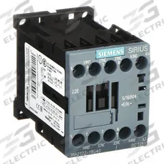 SIEMENS IEC Control Relay: DIN-Rail & Surface Relay Mounting, 125V DC Coil Volt, 2NO/2NC, 10 A (MPN 3RH21221BG40). Key specifications — Brand: SIEMENS.