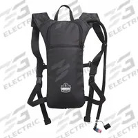CHILL-ITS BY ERGODYNE Hydration Pack: Black, 2 L Fluid Capacity, 19 in Overall Lg, 11 in Overall Wd (MPN GB5155). Key specifications — Brand: CHILL-ITS BY ERGODYNE; Material: Polyester.