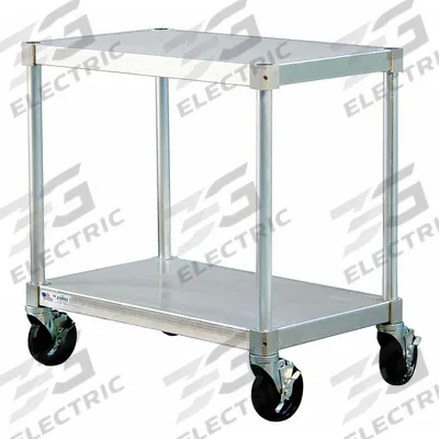 NEW AGE INDUSTRIAL Fixed Height Work Table: Fixed Ht, Aluminum - Aluminum-Top Mobile Worktables