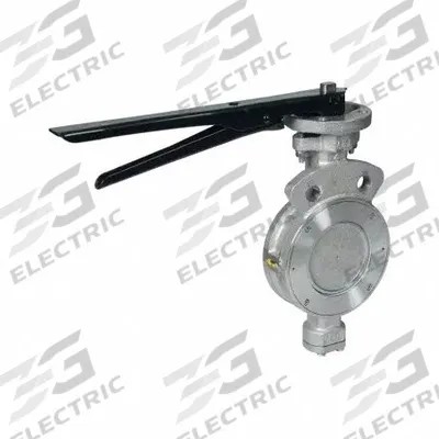 ABZ VALVES Butterfly Valves: For Water Media, 4 in Pipe Size, Wafer - Carbon Steel High-Performance Butterfly Valves