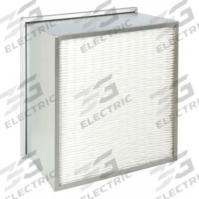 GRAINGER Minipleat Air Filter: 24 in x 24 in x 12 in, Fiberglass, Galvanized Steel - MERV 14 Minipleat Air Filters