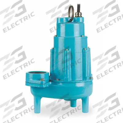 LITTLE GIANT Sewage Ejector Pump: Cast Iron, Single Phase, 1 1/2 hp, 240V AC - General Purpose Sewage Ejector Pumps