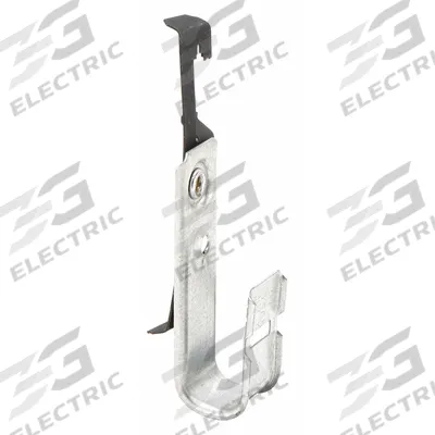 B-LINE BY EATON J-Hook: Clip-On with Locking Latch, 3/4 in Max. Bundle Dia. - Wire & Threaded Rod J-Hooks