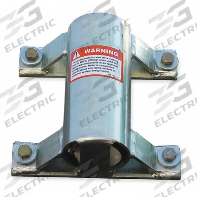 MILLER BY PIP Hoist Wall Mount Sleeve: 4 1/4 in x 9 1/4 in, Wall Mnt, One-Piece Arm, 10 in Lg - Davit System Bases
