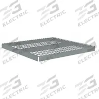 TENNSCO Shelf: 48 in x 48 in, 2,250 lb Load Capacity, Steel, 5 ga Decking, Gray, Shelf (MPN ZLES-4848W). Key specifications — Decking Material: Steel; Includes: (4) Angle Beams; Decking Finish: Zinc Plated; Shelf Configuration: Single Straight; Color: Gray; Frame Material: Steel; Brand: TENNSCO; Frame Finish: Zinc Plated.