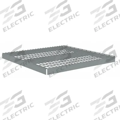 TENNSCO Shelf: 48 in x 48 in, 2,250 lb Load Capacity, Steel, 5 ga Decking, Gray - Wire Decking Shelf Kits for Boltless Shelving
