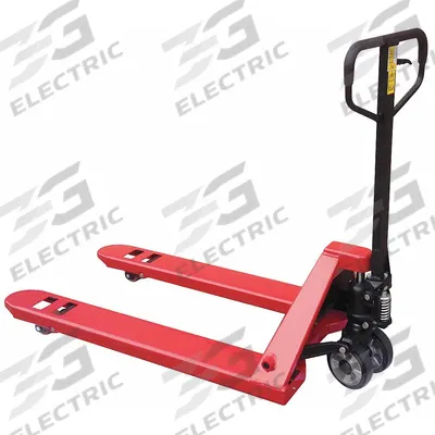Dayton Pallet Jack: 4,400 lb, 48 in L x 27 in W Fork Dim, 27 in, 14 in, Std Fork - Quiet-Operation Pallet Jacks