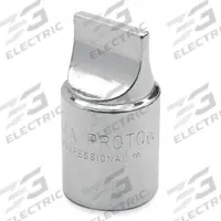 PROTO Socket Bit: 1/2 in Drive Size, Slotted Tip, 15/16 in Tip Size, 1 5/8 in Overall Lg, SAE (MPN J5446A). Key specifications — attr1213360: Fixed Insert; attr1213362: PROTO; attr1213353: 15/16 in.