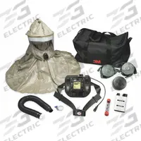 PAPR System: Breathe Easy RBE, Hood, Belt-Mount, Universal (MPN RBE-L10). Key specifications — Headgear Type: Hood; Blower Mount: Belt-Mount; Includes: Duffel Bag; Size: Universal.