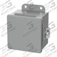 HOFFMAN Enclosure: Steel, 10 in x 8 in x 6 in, NEMA 12/13, Solid Cover, Hinged (MPN A10086CH). Key specifications — Brand: HOFFMAN; Closure Method: Clamps; Knockouts: Not Included.