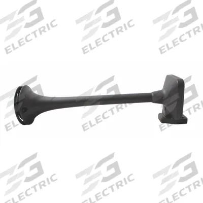 FIAMM Air Horn: 12V DC, Full Tone, Air, Black, Unfinished, 125 dB Sound Level - Max - Air-Powered Horns