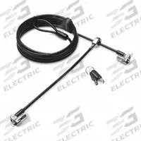 KENSINGTON Cable Lock: Steel, Black, 8 ft Cable Lg, 3/8 in Cable Dia, Key Locking (MPN K65048WW). Key specifications — attr1314026: Plastic; attr1314011: Black; attr1314019: Computer Cable Locks; attr1314020: Key; attr1322352: ISO/IEC 27001 Annex A Controls; attr1314030: KENSINGTON; attr1314016: Steel.