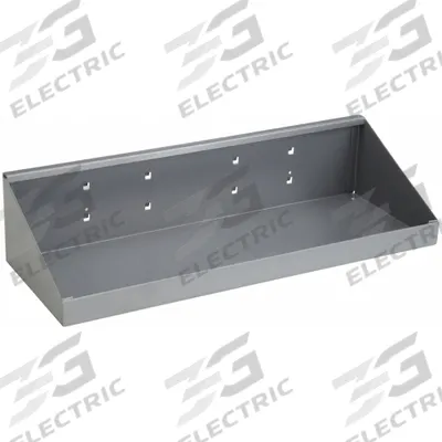 APPROVED VENDOR Shelf: For Square Pegboard Hole Shape, 18 in x 6 1/2 in x 6 1/2 in, Steel - Shelves for Square-Hole Pegboard