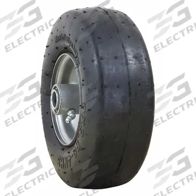 MARASTAR Lawn Tire Wheel Assembly: 9X3.50-4 Tire Size, Lawn Mower Tire, Smooth - Lawn Mower Tires