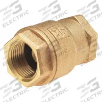 MILWAUKEE VALVE Low Lead Spring Check Valve: Swing, Inline Valve Body, 3/8 in Pipe Size, FNPT x FNPT (MPN UP548T 3/8). Key specifications — Brand: MILWAUKEE VALVE.