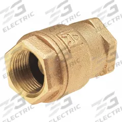 MILWAUKEE VALVE Low Lead Spring Check Valve: Swing, Inline Valve Body, 3/8 in Pipe Size, FNPT x FNPT (MPN UP548T 3/8). Key specifications — Brand: MILWAUKEE VALVE.