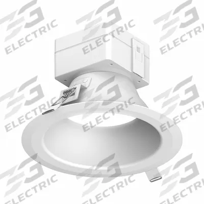 PRESCOLITE Downlight: 6 in Dia, 1,100 lm_1,500 lm_2,500 lm, 2700K/3000K/3500K/4000K/5000K - Standard-Profile Canless Downlights