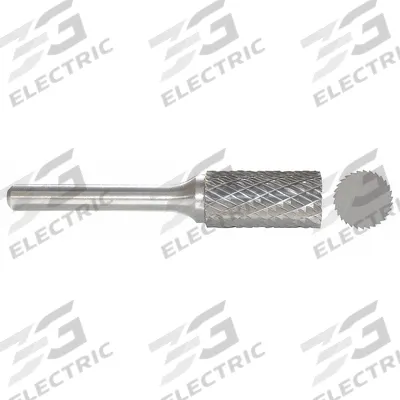 APPROVED VENDOR Carbide Bur: Cylinder, SA-5, Double Cut, 1/2" x 1" Head - Double-Cut Cylinder Burs