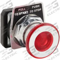 DAYTON Mushroom Head Push Button: Red, 30 mm Mounting Size, Non-Metallic, Maintained (MPN 30G364). Key specifications — Brand: DAYTON; Action: Maintained; Series: Dayton; Push Button Material Type: Non-Metallic.