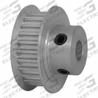 DAYTON Timing Pulley: Curvilinear, Fixed, For 6 mm Belt Wd, 26 Teeth, 3 mm Pitch, Aluminum (MPN 26-3M06-6FA3). Key specifications — Brand: DAYTON; Finish: Clear Anodized; For Belt Series: Powerhouse®.
