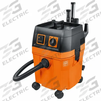 FEIN Shop Vacuum Cleaner: HEPA, Dry/Wet, 8 2/5 gal Tank, 151 cfm Air Flow - Corded Dust Extractors with HEPA Filtration