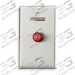 SCHLAGE ELECTRONICS Exit Push Button: 4 1/2 in Ht, 1 5/8 in Dp, 7/8 in Wd, ADA Compliant (MPN 701RD EX ILL). Key specifications — Product Type: Exit Push Button; Operation Type: Push Button; ADA Compliant: Yes; Brand: SCHLAGE ELECTRONICS.
