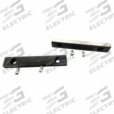 PALMGREN Standard Jaw Plate Kit: Steel, For 6 in Vise Jaw Wd, Fasteners, Works with 54ZV76 - Screw-In Vise Jaw Caps