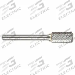 SGS PRO Carbide Bur: Cylinder, SA-3CR, Double Cut, 3/8" x 3/4" Head, 1/4" Shank (MPN 10158). Key specifications — Trade Number: SA-3CR; Brand: SGS PRO.
