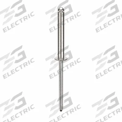 APPROVED VENDOR Blind Rivet,2 in L,1/8 in dia,PK500: Inch, 2 in Overall Lg, 29/32 in Body Lg - Domed-Head Blind Rivets