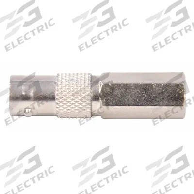 DOLPHIN COMPONENTS CORP Coaxial Connector: Female, Connector, Silver, Crimp-On (3 Piece), BNC - BNC Coaxial Connectors