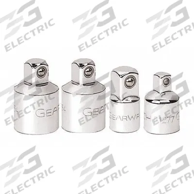GEARWRENCH Socket Adapter Set: 1/2 in_1/4 in_3/8 in Output Drive Size, Square - Multi-Size Hand Socket Adapter Sets