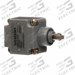 SIEMENS Limit Switch Head: Roller Plunger, Side, 3SE03 Series (MPN 3SE03-DS3). Key specifications — Compatible with Series: 3SE03; Actuator Location: Side; Brand: SIEMENS; Roller Position: Side; Action: Momentary.