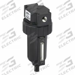 PARKER Compressed Air Filter: Particulate, 1/4 in NPT, 5 micron, 53 cfm, 250 psi Max Op Pressure (MPN 06F18BC). Key specifications — attr110055: 06F; attr110008: PARKER.