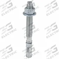RED HEAD Wedge Anchor: 3 3/4 in Overall Lg, 3/8 in Dia, 3/8"-16 Thread Size, Stainless Steel, 50 PK (MPN SWW-3836). Key specifications — Brand: RED HEAD; Finish Type: Plain.