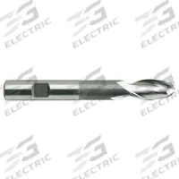 YG-1 Ball End Mill: High Speed Steel, 2 Flute, 7/16" Mill Dia, 1" LOC, 3-11/16" OAL (MPN 42063)