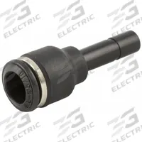 AIGNEP Push To Connect Fitting: 10 mm OD x 12 mm OD Size, Push-to-Connect x Tube Stem, Nylon, Black (MPN 55705-10-12). Key specifications — Brand: AIGNEP.