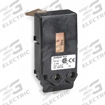 CONDOR USA, INC Under Voltage Relay (MPN RU3H). Key specifications — Brand: CONDOR USA - Shunts & Undervoltage Relays for Pressure Switches