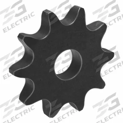 TRITAN Roller Chain Sprocket: No Hub, For Single Strands, 60, 10 Teeth, 2.427 in Pitch Dia - Size 60 Plain-Bore Roller Chain Sprockets