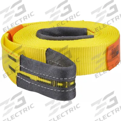 SPANSET Tow Strap: 15 ft Overall Hook Size, 12,000 MBS, 2 in Overall Wd, 15 ft Overall Lg - Tow Straps